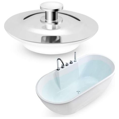 BUNTHAUS Bouchon pour canalisation d'évier, bouchon d'évier universel à usage domestique, bouchon d'évier avec joint en caoutchouc, bonne performance d'étanchéité, antiodeur, adapté à l'évier de cuisi (1/5)