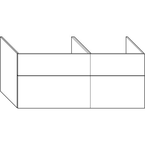burgbad SYS30 Waschtischunterschrank 140 x 60,1 cm (1/3)