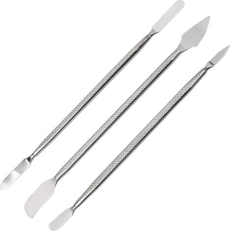 Outils de démontage d'ouverture de spudger en métal (paquet de 3) levier ouvert écran de tablette téléphone portable/iPad/tablette/ordinateur portable-kit d'outils de réparation (1/5)