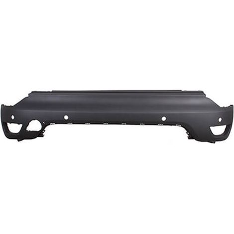 Pare-choc arrière central noir avec 4 trous radars Renault Captur 1 phase 2 2017-2019