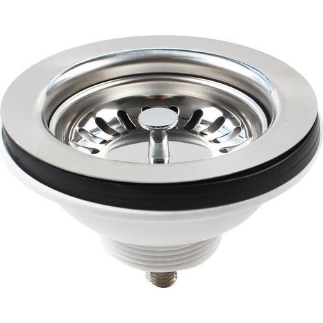 Évier de cuisine en acier inoxydable 304 - Longueur : 5,5 cm - 114 mm - Type de bol : bonde - XK185GE (1/5)