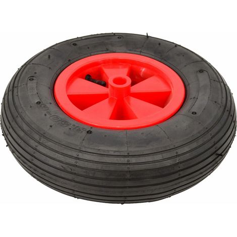 AWTOOLS KOŁO PNEU.3.50/PLASTIK/2PR/CZER.