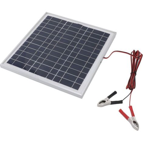 Tragbares 50-W-Solarpanel mit langer Lebensdauer, Batterieclip und 3 Meter langem Kabel zum Laden beim Camping, Wandern und im Freien (1/4)