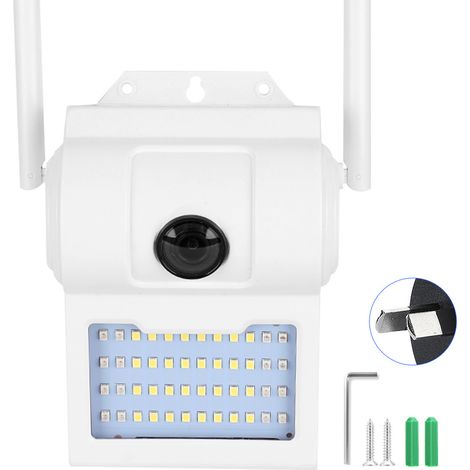 Caméra WiFi mural 1080P IP66 étanche LED détecteur mouvement éclairage sécurité domestique 100-240V (1/5)