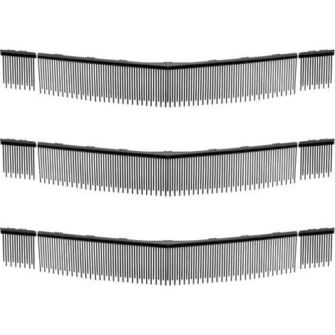 Cepillo de Recambio para Máquina Barredora de Césped 76,2 cm, Paquete de 3 Piezas, Cepillo de Repuesto Compatible con Peinadora de , para Limpiar Hierbas Hojas en Jardín Acera Parque Patio (1/5)