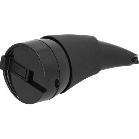 230 ml Isolierbecher in Ziegenhornform mit Edelstahl-Innenbeschichtung für Zuhause und Büro, Schwarz (1/5)