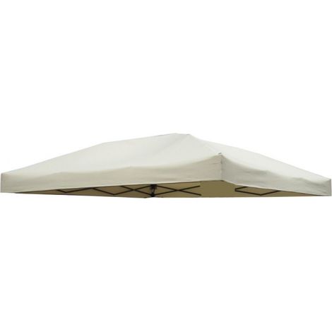 Couverture supe'rieure de remplacement pour gazebo Rapid 3x3 mt e'cru pour jardin exte'rieur (1/2)