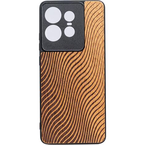 Custodia in legno Bewood per Motorola Edge 50 Pro WAVES MERBAU (1/2)