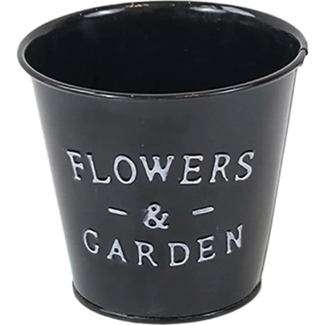 Pot de fleurs suspendu en faux rotin pour Yi avec design (1/5)