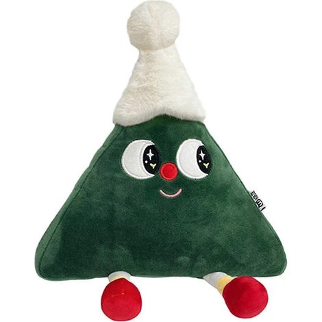 Coussin décoratif sapin de Noël, peluches douces et confortables pour canapé et salon.-Style B (1/5)