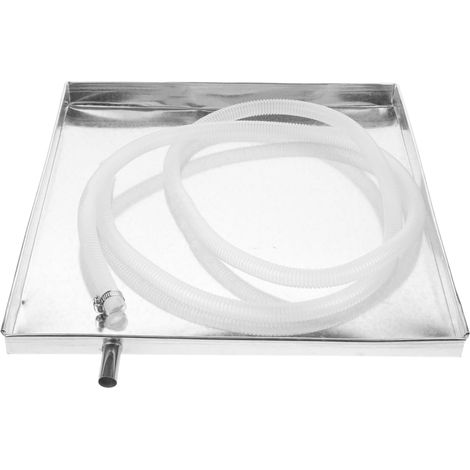 Bac De Récupération De Climatiseur, Bac De Récupération des Condensats, Bac De Vidange pour Unité AC, Bac Condensat Clim Kit De Tuyau De Vidange