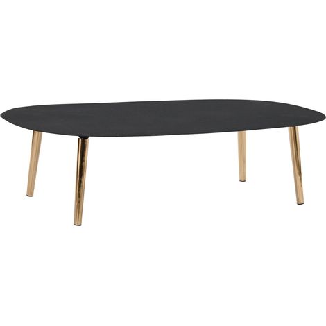 DKD Home Decor Table Basse Noir Doré 122 x 60 x 30 cm (1/5)