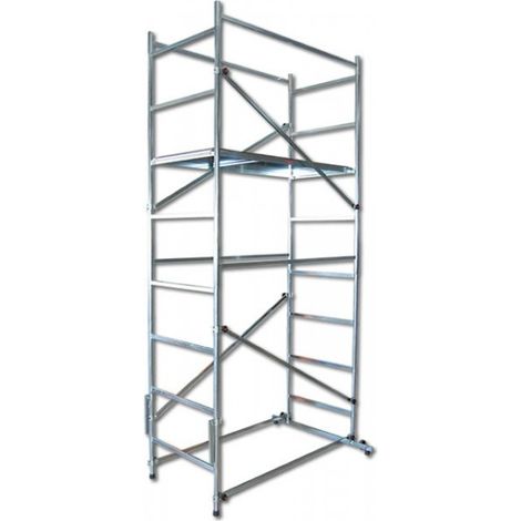 Trabattello Stark Altezza Massima 4,50 Mt - compreso piano di lavoro (1/2)