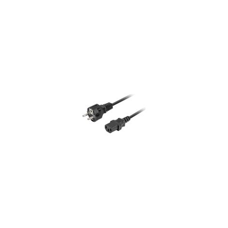 Cable de Alimentación Lanberg Negro 1,8 m