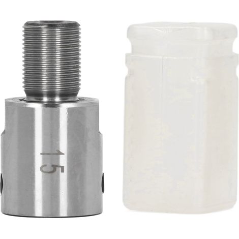Mandrin bielle 15mm M14x1 haute précision en acier inoxydable traitement thermique tour connecteur banc moulin adaptateur