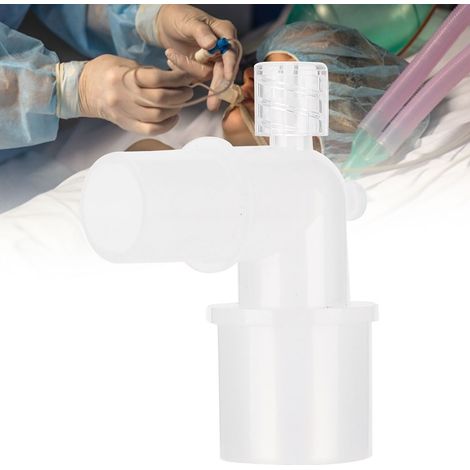 Adaptateur Coude 90° pour Gainage Souple, Raccord en L Plastique pour Ventilation (1/5)