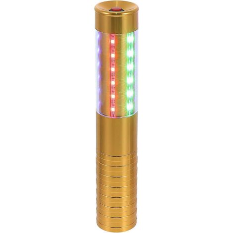 bâton lumineux fluorescent LED pour boîte de nuit/bar, idéal pour les fêtes.-23X4.1X4.1CM-Golden (1/4)