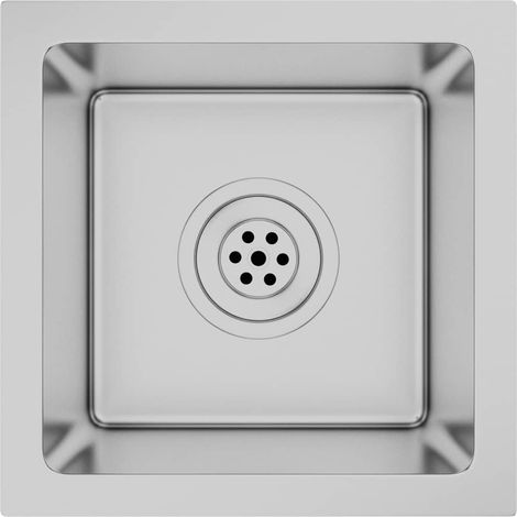 Fregadero de cocina hecho a mano acero inoxidable vidaXL