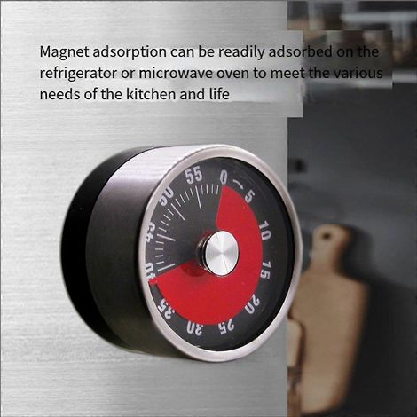 Timer für Küchengeräte, Wecker, Stoppuhr, Zeitmanagement, Countdown-Timer zum Backen, Tisch mit Magnetsaugnapf (1/5)