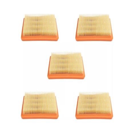 Pack of 5, air filter part 4180-141-0300 compatible with many Stihl string trimmer models for FS89 FS91 FS111 FS131 4180 141 0300 (1/4)