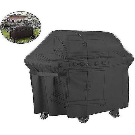 Housse de barbecue imperméable en tissu Oxford 210D pour extérieur (1/5)