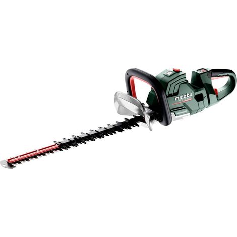 Metabo – Taille-haies sans fil 601722850 – 18V – Moteur brushless – Longueur de lame 55 cm – Coupe jusqu'à 21 mm