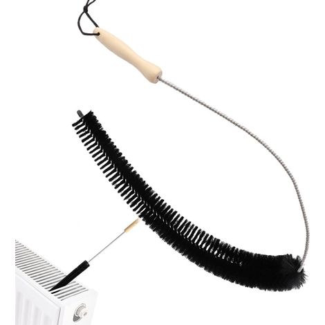 Brosse pour Radiateur, Brosse de Nettoyage pour Radiateur avec Poils de Chèvre, flexible durables brosse Dépoussiérantes de Chauffages, économisez sur Les coûts d'énergie, pour chaque radiateur (1/5)
