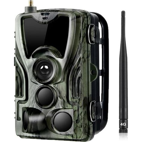 Caméra Faune Sauvage Caméra De Suivi des Sentiers avec Application HC801PlusLI, 4G, Chargeur Batterie 5000Mah, 30mp, 2K, Vision Nocturne, Pièges Photos Fiable Précise (1/5)