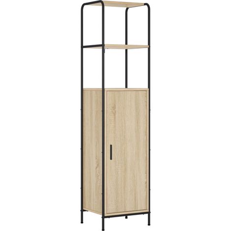 Aparador alto Roble Sonoma 40 x 33 x 161 cm vidaXL (1/5)