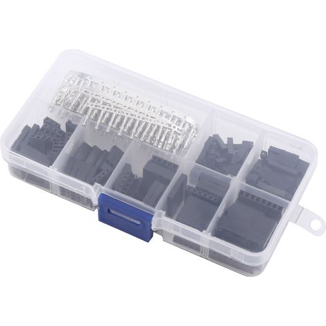 310pcs 2.54mm Male Female Jumper Wire Pin Header Connector Housing Kit Electronics Set
