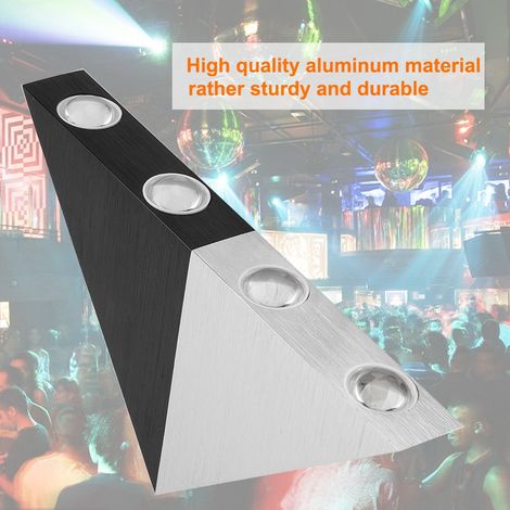 AC85-265V 5W LED-Wandleuchte, dreieckig, kaltweiß, für Zuhause, Schlafzimmer, Bar, Café (1/5)