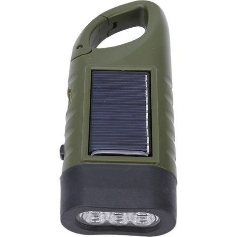 RiToEasysports Lampe de Poche 5 en 1, Solaire Rechargeable à (1/4)