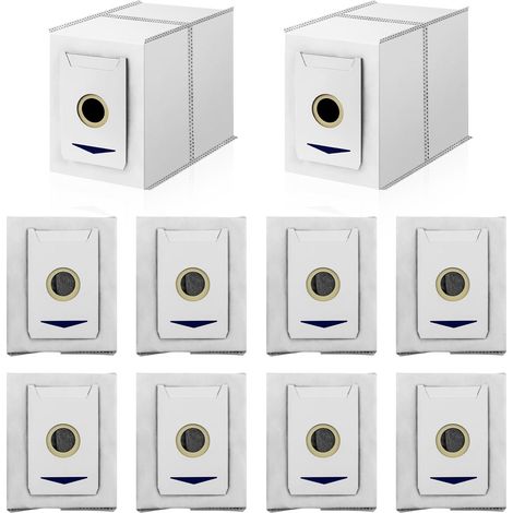 10 Staubsaugerbeutel-Zubehör, kompatibel mit Yeedi M12 PRO+, Ecovacs Deebot T30, Deebot T30 PRO, Deebot T30 Max Roboter-Staubsauger, Selbstentleerungsstation, Schmutzentsorgungsbeutel, Vakuum-Ersatzbe (1/5)