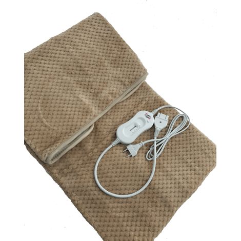 Coperta termica termocoperta letto singolo 1 piazza 80x150 cm scaldaletto elettrico EFFE 1 x 60 W in lana sintetica (1/3)