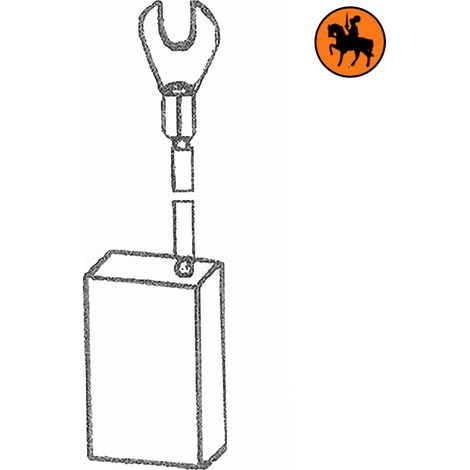 Ensemble de 4 balais de charbon STILL 5429593 12,7x22,22x32mm