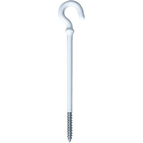 Pitons CAPRI 100 mm non isolé en acier zingué Fixation type vis bois Ø 5 mm (CAP710192)