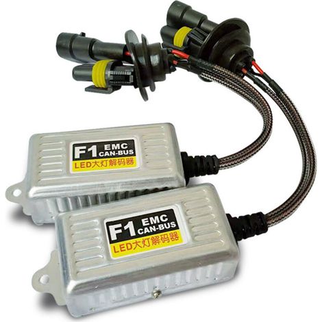 Décodeur de phares LED pour voiture, diagnostic de pannes, décodeur électronique anti-interférences, pièces dédiées Octavia, Sagitar, Magotan, décodeur universel H8/H9/H11 à ampoule métallique unique.