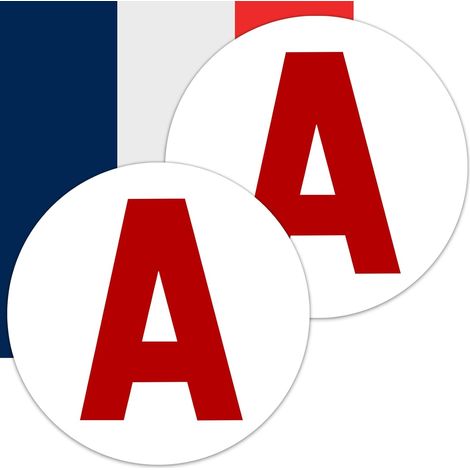 Disque Jeune Conducteur Electrostatique sans Adhésif - Lot de 2 - Adhésion Réutilisable pour Pare-Brise - Ø 15cm (1/5)