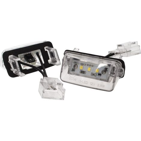 Luz de matrícula LED para Peugeot 206-5008, Expert, Partner, Traveller, juego de 2 piezas (1/2)