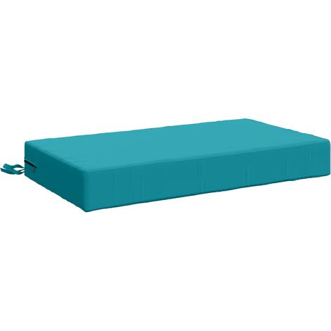 Seat Cushion SOEST 100% Polyester Turquoise 70 x 40 x 10 cm vidaXL (1/5)