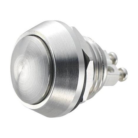 BOUTON-POUSSOIR ANTIVANDALISME TRU COMPONENTS GQ12B-S 701256 48 V/DC 2 A 1 X OFF/(ON) IP65 À RAPPEL 1 PC(S)