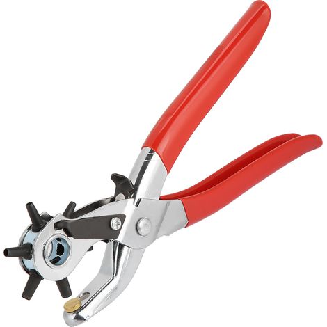 Pince perforatrice multi-trous en acier au carbone 2-4,5 mm pour cuir, papier et plastique (1/5)