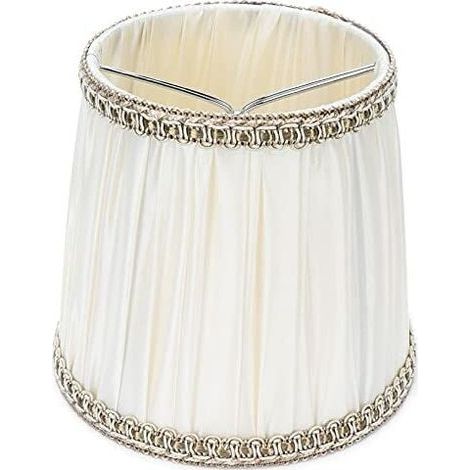 6Pcs Abat-jour en Tissu Moderne Lustre Lampe de Table Couverture pour Vis E14 Accessoire de Maison (1/4)
