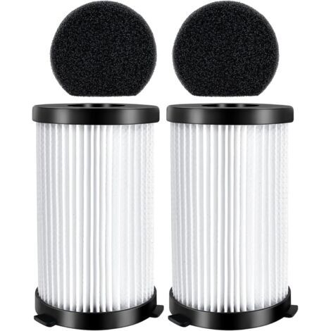Kit de 2 filtres éponges de rechange pour aspirateurs MooSoo D600/D601, Akitas AK585K V8, iwoly V600, Goodmans 356277, Ariete Handy Force 2759/2761, Cecotec Conga Thunderbrush 520/550/560 (1/4)
