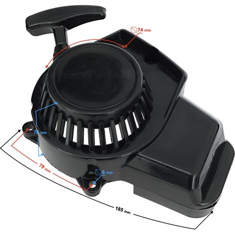 Capot moteur - extracteur pour cyclomoteur Pocket Bike (plastique) extensible (1/3)