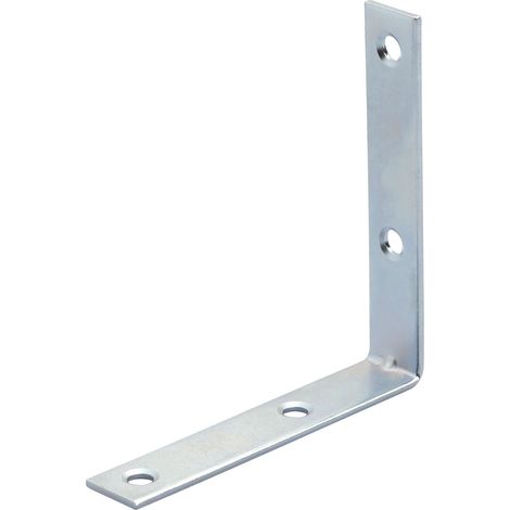 LASTRINA PIEGATA ACCIAIO ZINCATO 100 PZ. 4 Fori mm.100x100