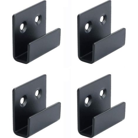 Supports de fixation pour rails en acier inoxydable, pinces pour miroirs et tableaux, kit de fixation pour miroirs, supports robustes pour carrelage en céramique (6 pièces) - yvan-AquaForge (1/5)