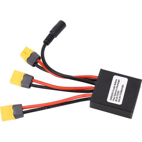 Adaptateur double batterie parallèle 20 V-72 V, convertisseur de décharge pour vélo électrique 20 A, capacité accrue (1/5)