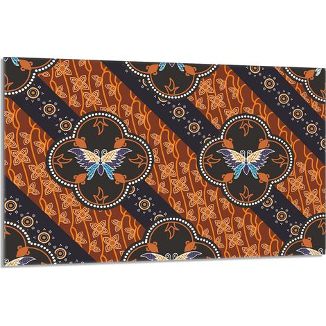 Placa protectora de vidrio para estufa 80x52 Mariposa (1/5)