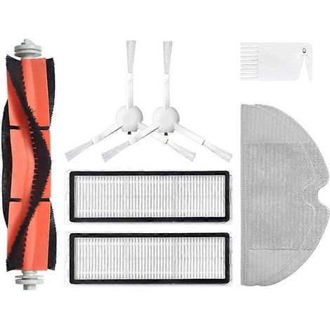 Pièces de rechange pour robot laveur de sols Mijia 1C : brosses principales, filtres, brosses latérales